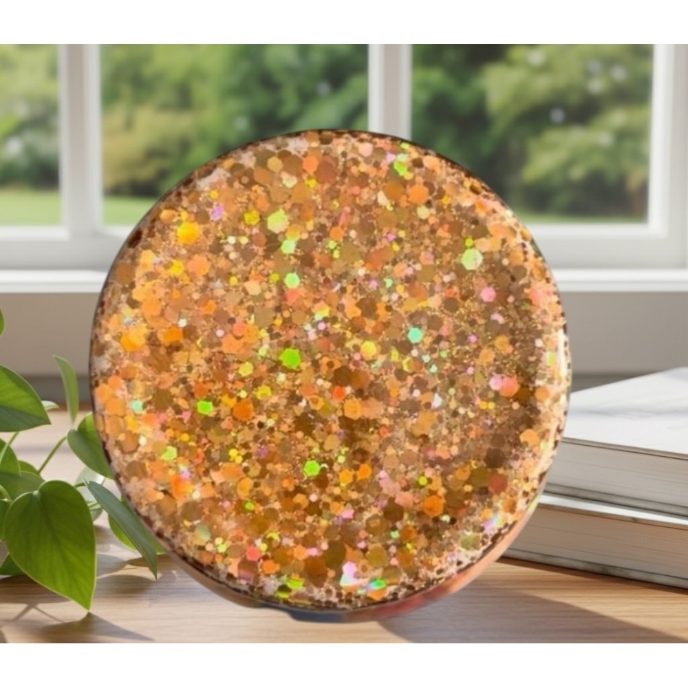 Rare Custom Winnie the Pooh Starbucks Inspired Glitter Tumbler Orange Ms Adriana - Picture 7 of 9